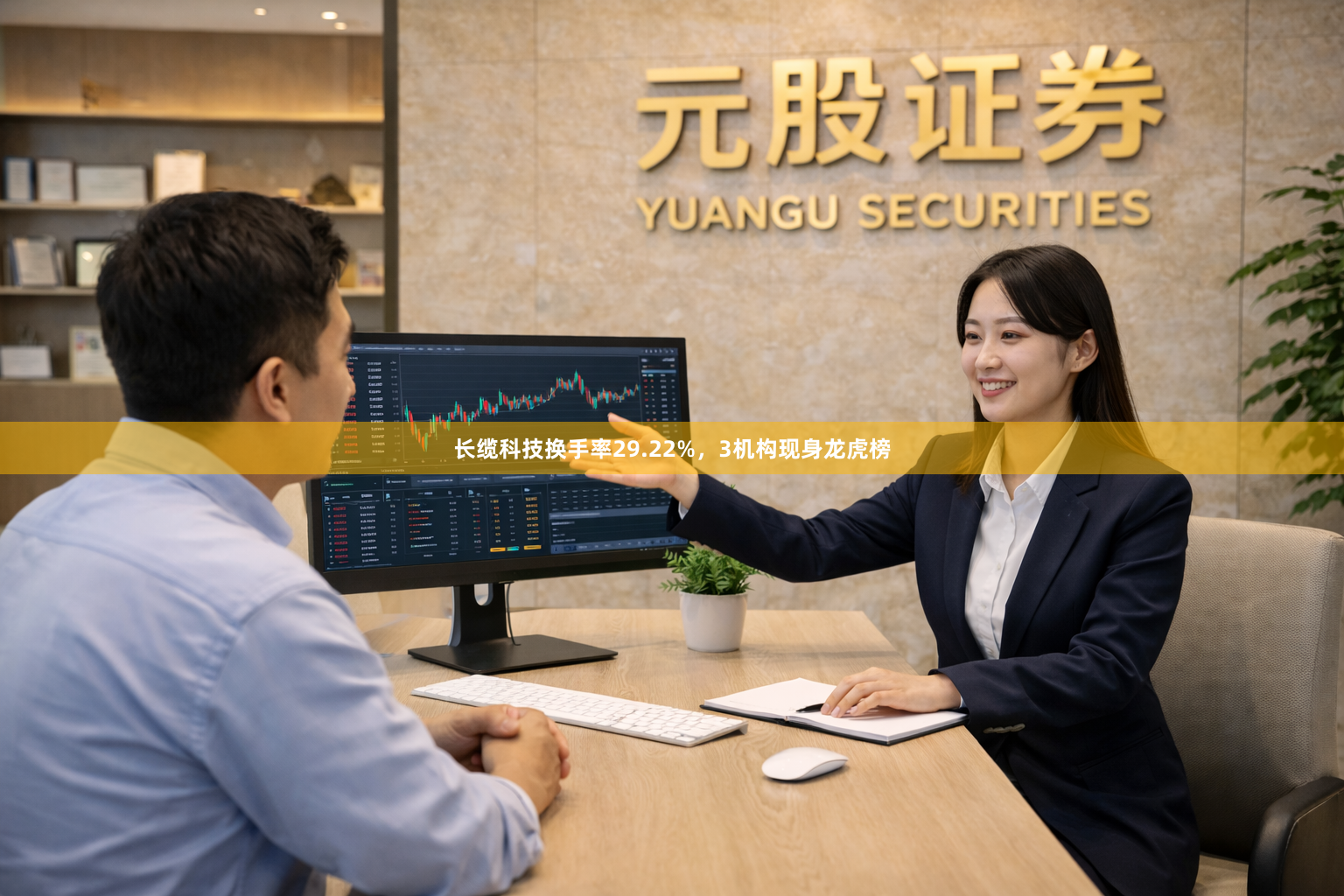 长缆科技换手率29.22%，3机构现身龙虎榜