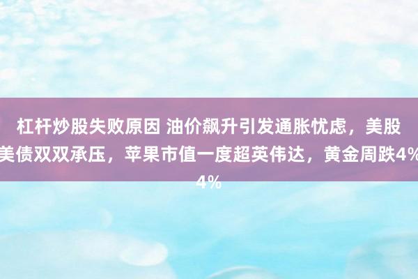 杠杆炒股失败原因 油价飙升引发通胀忧虑，美股美债双双承压，苹果市值一度超英伟达，黄金周跌4%